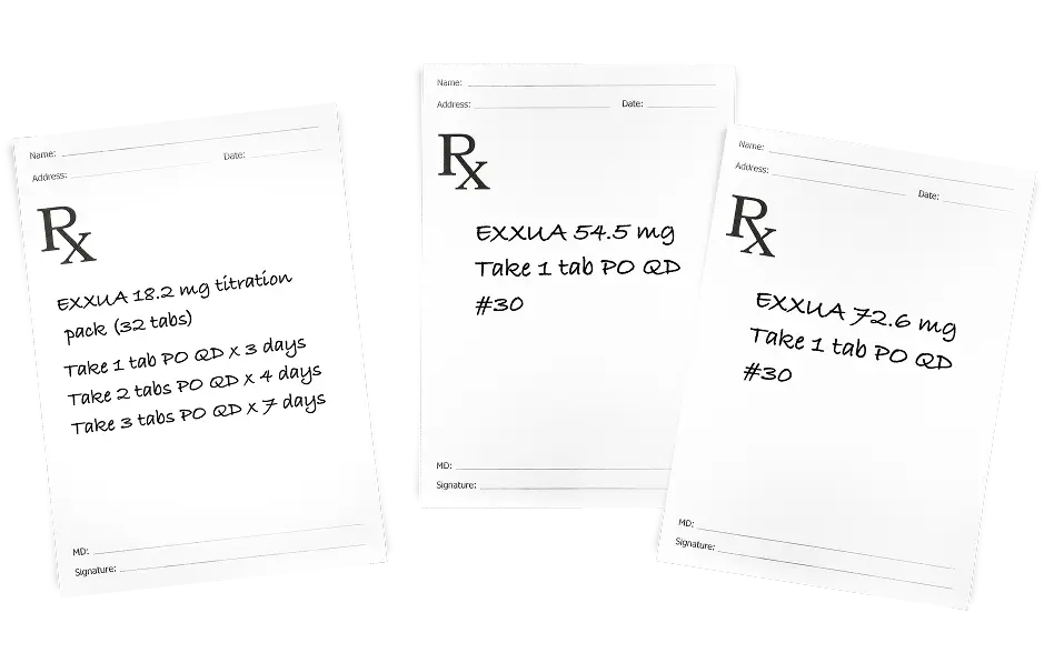 Image showing prescribe 14-day titration pack dose